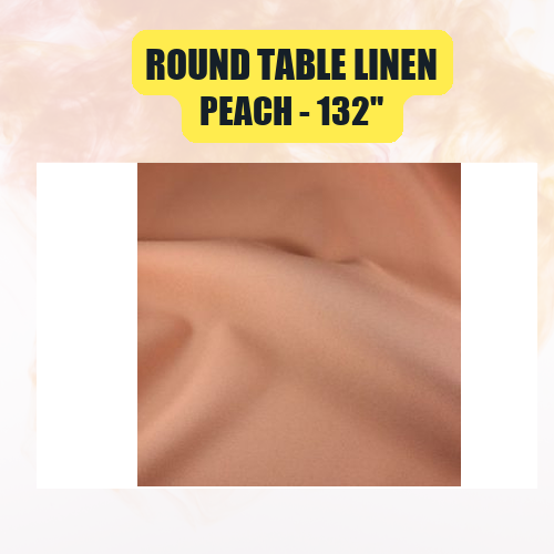 Round Table Linen 132" | Floor-Length Tablecloth for 72" Round Tables - Image 34