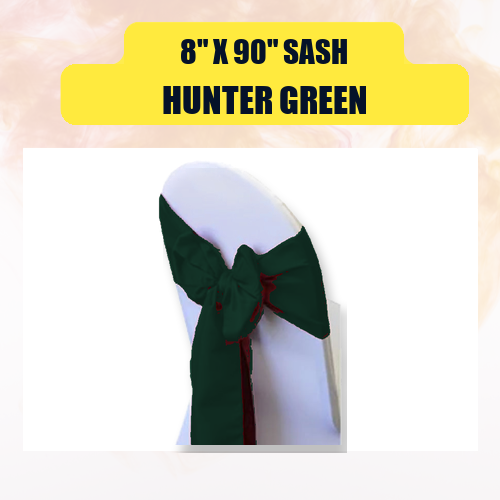 Sash 8" x 90" | Chair Sash Linen for Weddings & Events - Image 24