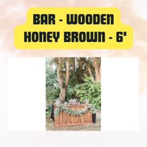 Bar – Wooden 6′
