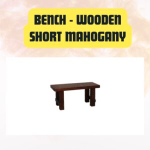 Wooden Bench 2-Seater