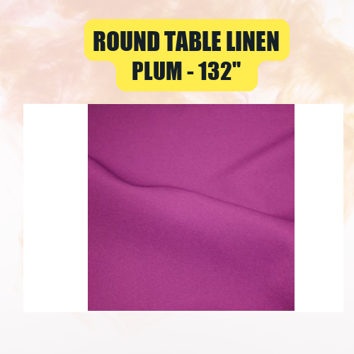 Round Table Linen 132" | Floor-Length Tablecloth for 72" Round Tables - Image 36