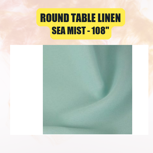 Round Table Linen 108" | Floor-Length Fit for 48" Round Tables | 40+ Color Options - Image 45