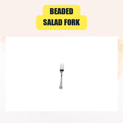 Beaded Salad Fork | Beaded Salad Fork Flatware Rental for Weddings & Events