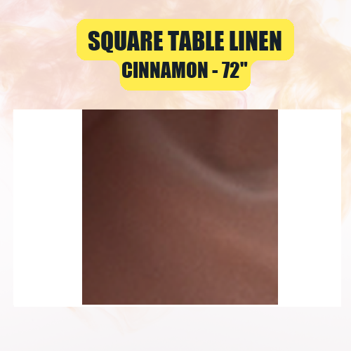 Square Table Linen, 72" | Elegant Event Tablecloth in 40+ Colors - Image 12
