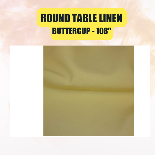 Round Table Linen 108" | Floor-Length Fit for 48" Round Tables | 40+ Color Options - Image 7