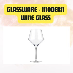 Glassware Modern Clear Wine Glass | Elegant for Red & White Wine