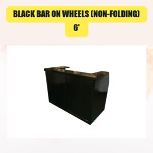 6′ Black Bar on...