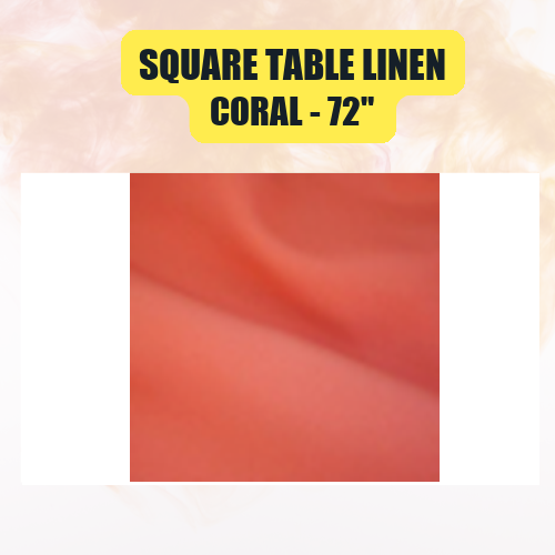 Square Table Linen, 72" | Elegant Event Tablecloth in 40+ Colors - Image 14